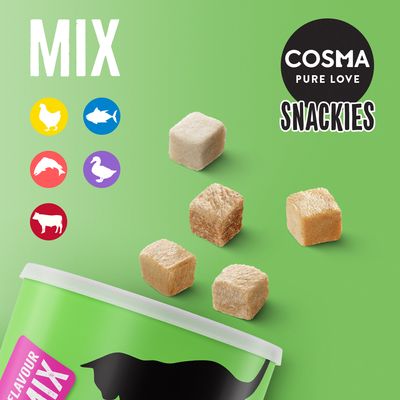 Tubo grande de snacks Cosma