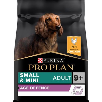 PURINA PRO PLAN Small & Mini Adult 9+ Age Defence - Huhn
