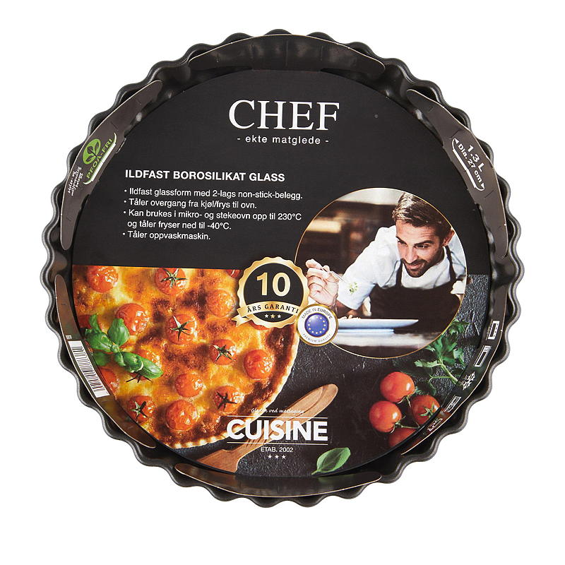 Cuisine Chef ovnssikker paiform ø 27 cm blå
