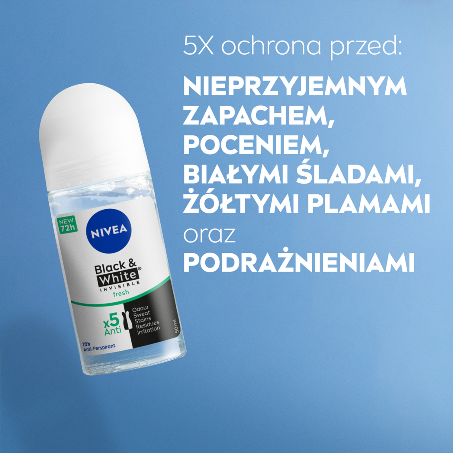 Nivea Women Roll-on Antitranspirant 50ml Unsichtbar