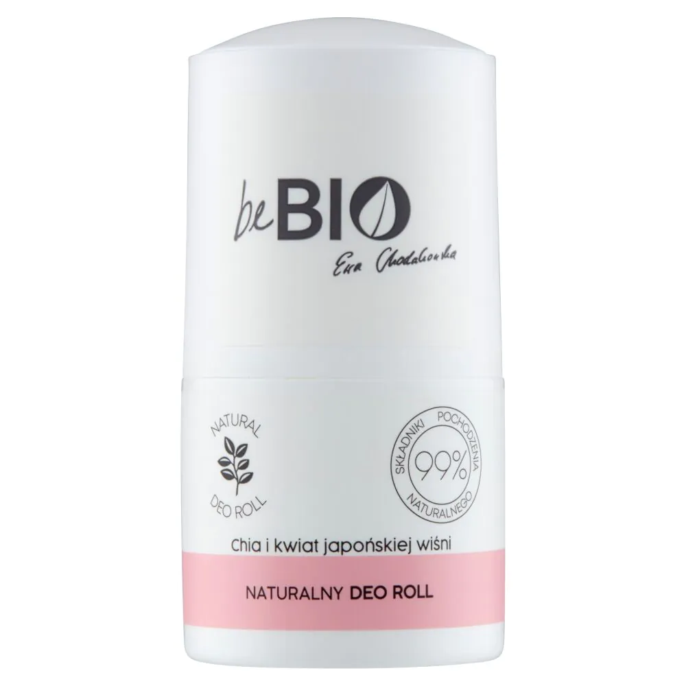 BeBIODeo Roll-On Naturalny Chia i Kwiat Japońskiej Wiśni