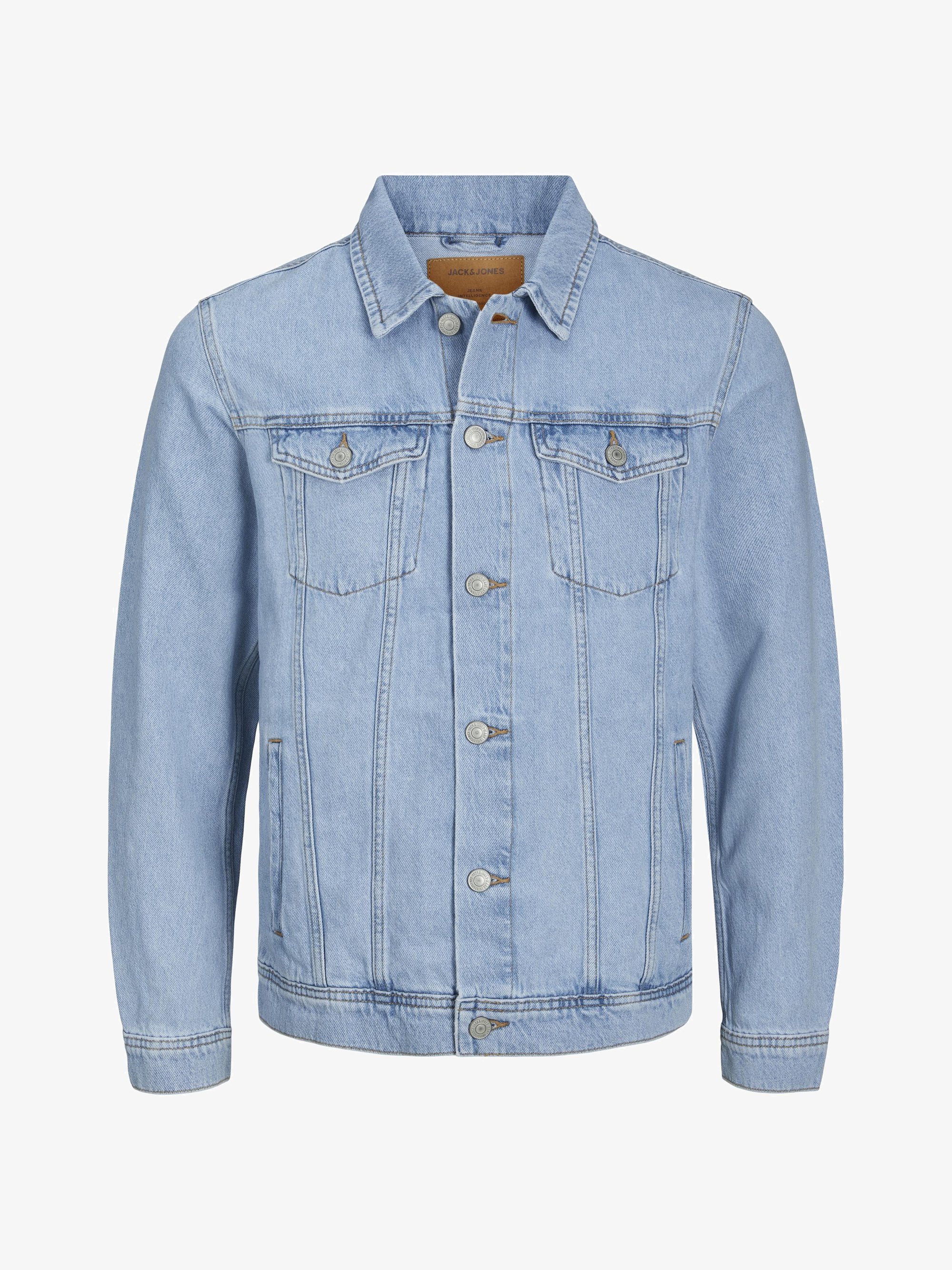 Jack & Jones JJJEAN STRIUKĖ - Džinsinis švarkas - mėlynas džinsas