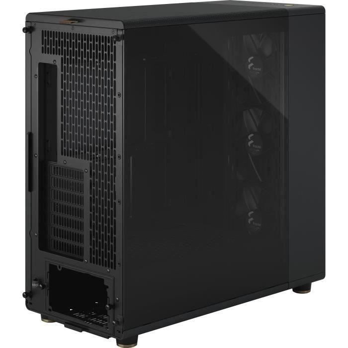 PC-Gehäuse – FRACTAL DESIGN – North XL Charcoal Black TG Dark – FD-C-NOR1X-02 – E-ATX – Elegantes Design aus Holz und Aluminium