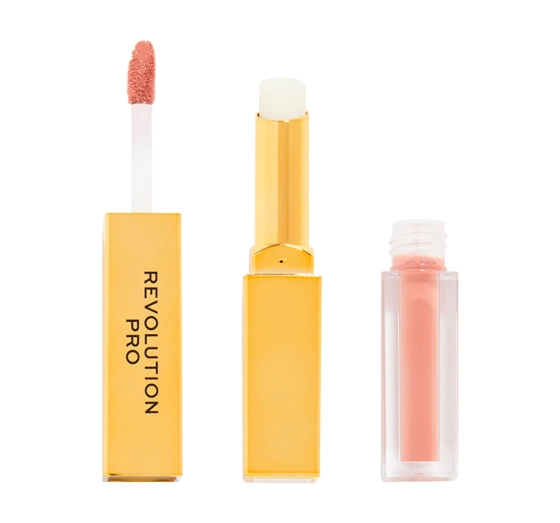 Revolution Pro Supreme Stay 24H Lip Duo pomadka do ust 2w1 Cashmere 1ml   1,5g