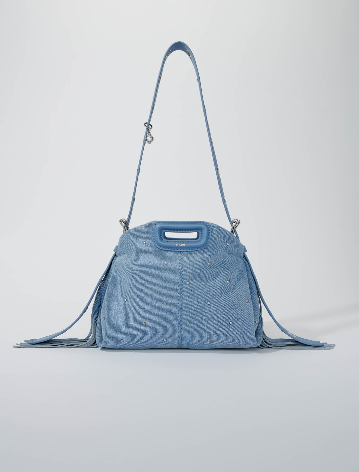 Geantă mini Miss M din denim - Albastru denim