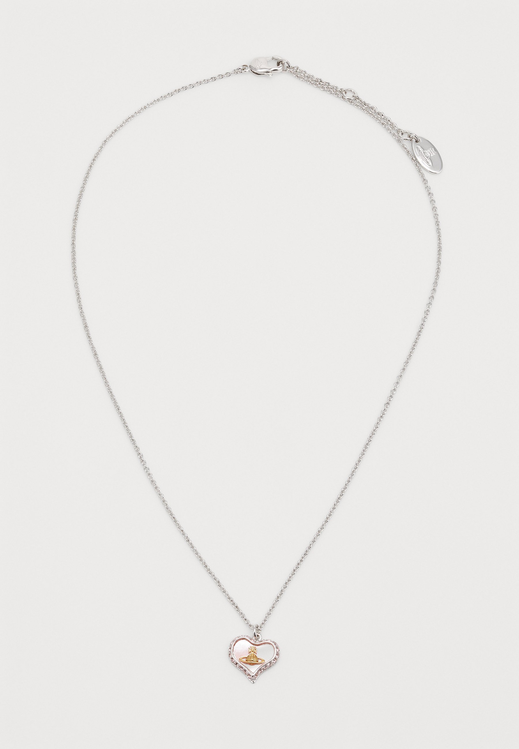 SMALL BROWNIE - Halskjede - silver-coloured/gull-coloured/korallVivienne Westwood