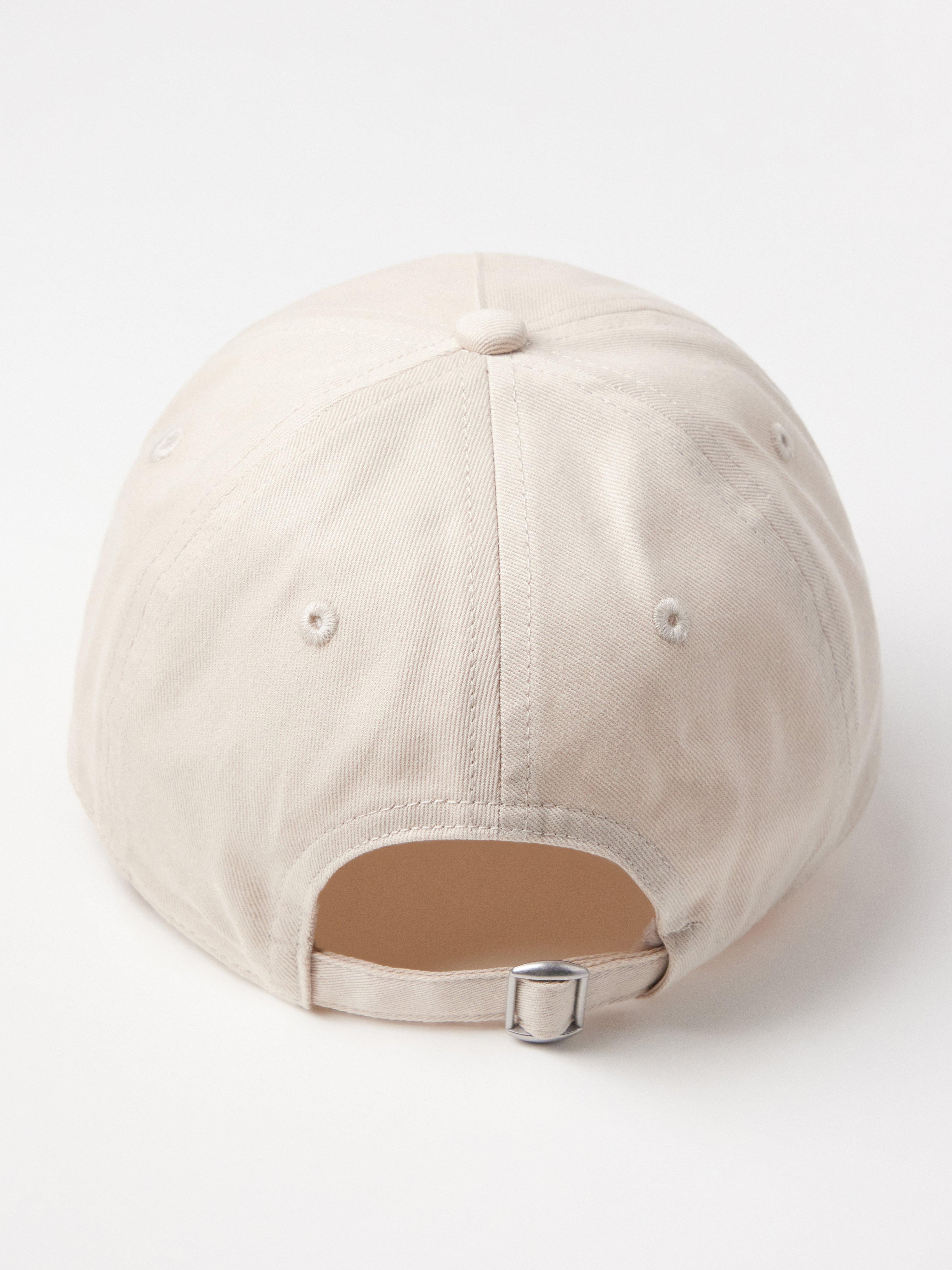 Casquette beige clair