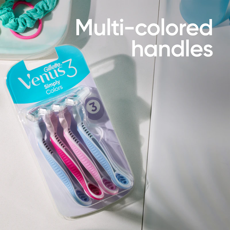 Gillette Venus 3 Plus wegwerpscheermesjes