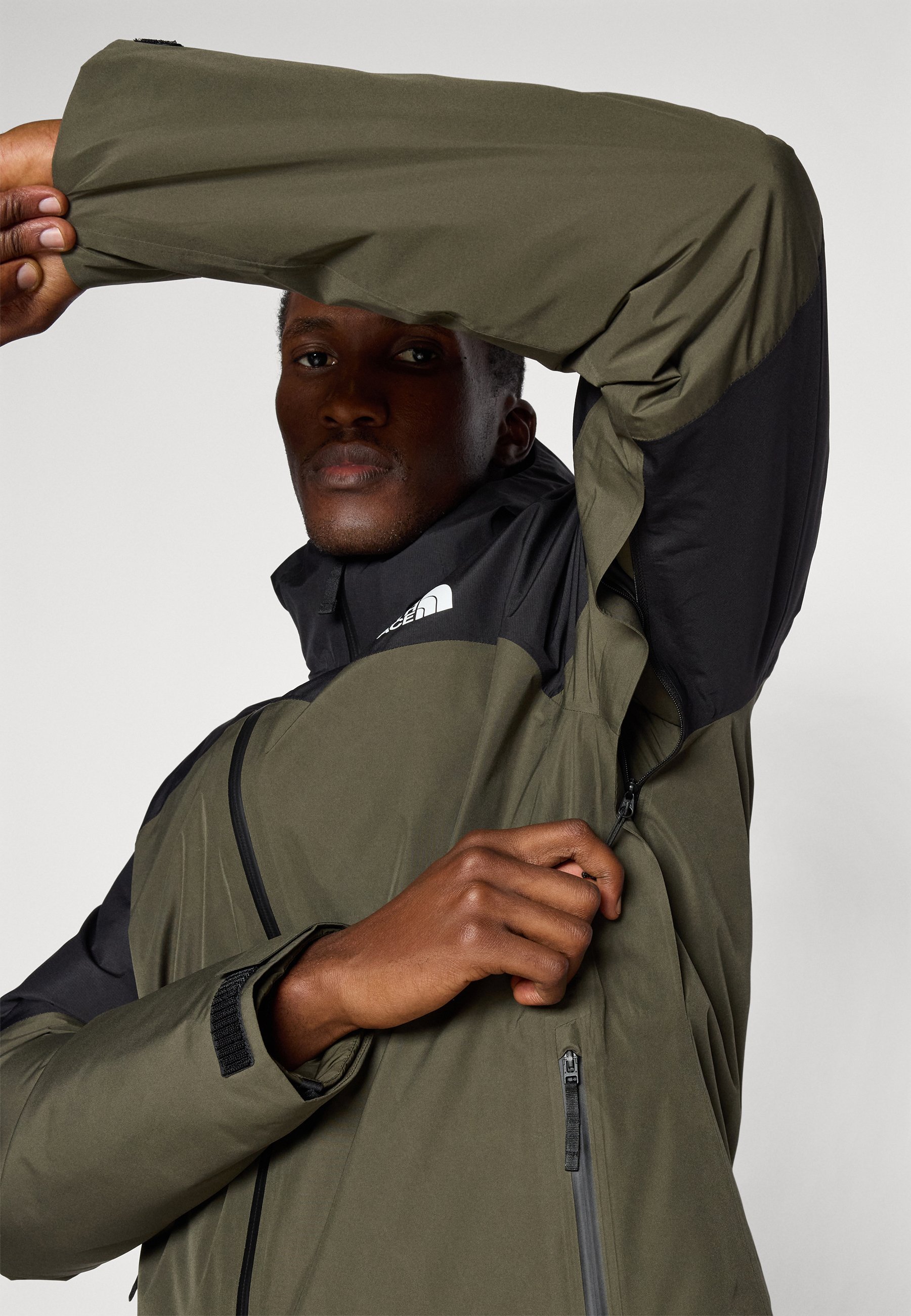 Veste The North Face MOUNTAIN LIGHT TRICLIMATE 3 EN 1 GORE-TEX - Imperméable - Nouveau coloris taupe/noir
