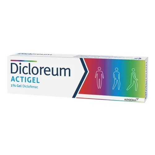 DICLOREUM Dicloreum Actigel 1% Diclofenaco Gel 50 g Dolor articular
