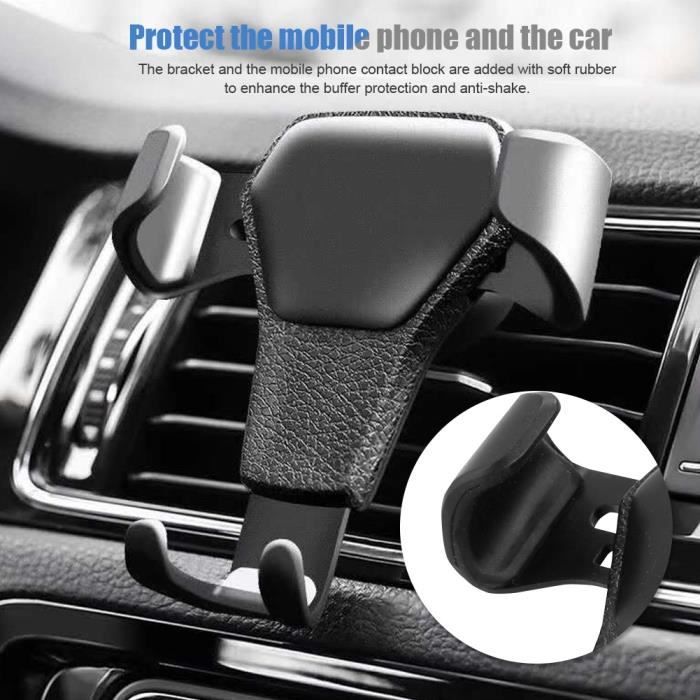 Omabeta Support de téléphone de voiture Support de Téléphone de Navigateur de Bâti de Tableau de Bord d'évent telephonie detachee