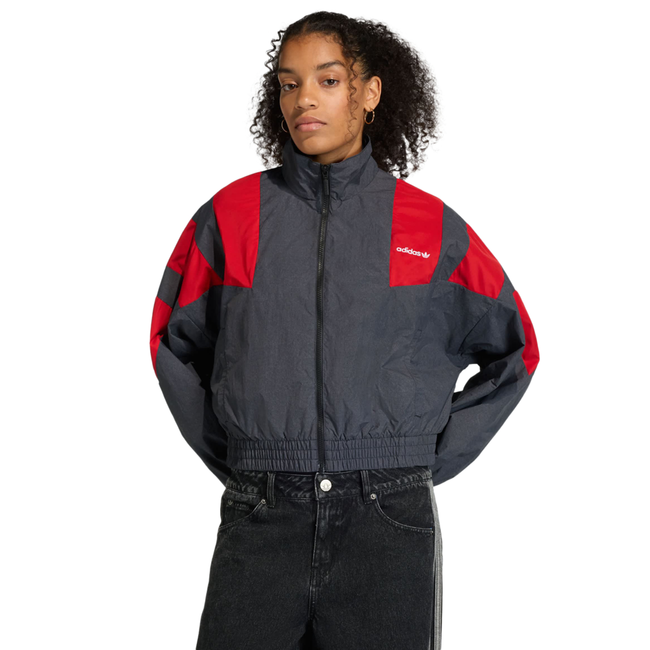 adidas Blocked Washed Zip -verryttelytakki
