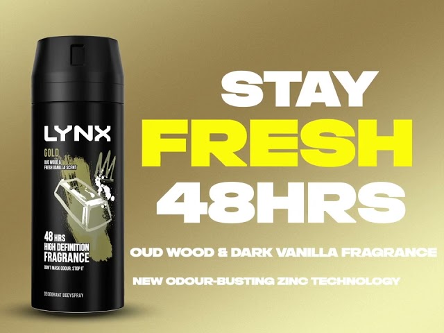 Lynx deodorant ve spreji Gold 150ml
