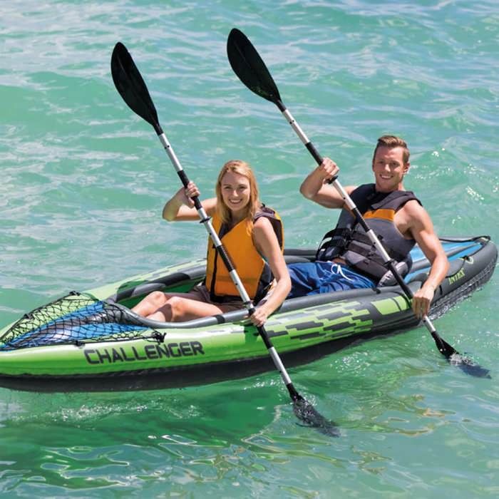 Intex Challenger K2 Inflatable Kayak 351 x 76 x 38 cm 68306NP, inflatable boat, inflatable canoe, rowboat, canoes 3202818