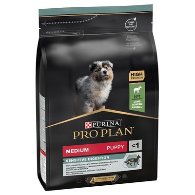 PURINA PRO PLAN Medium Puppy Lamm & Ris Sensitive Digestion