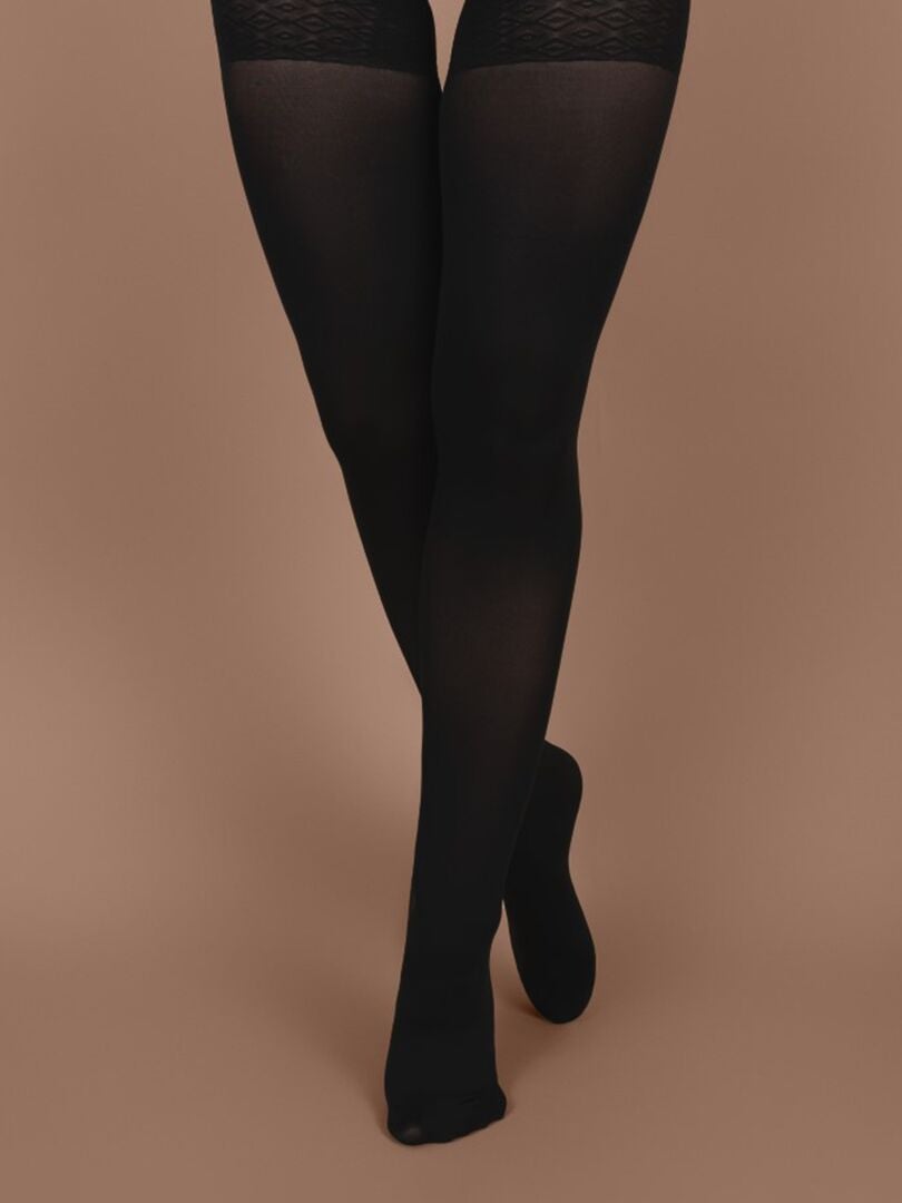 100D 'Bye Bra' push-up panty - ZWART
