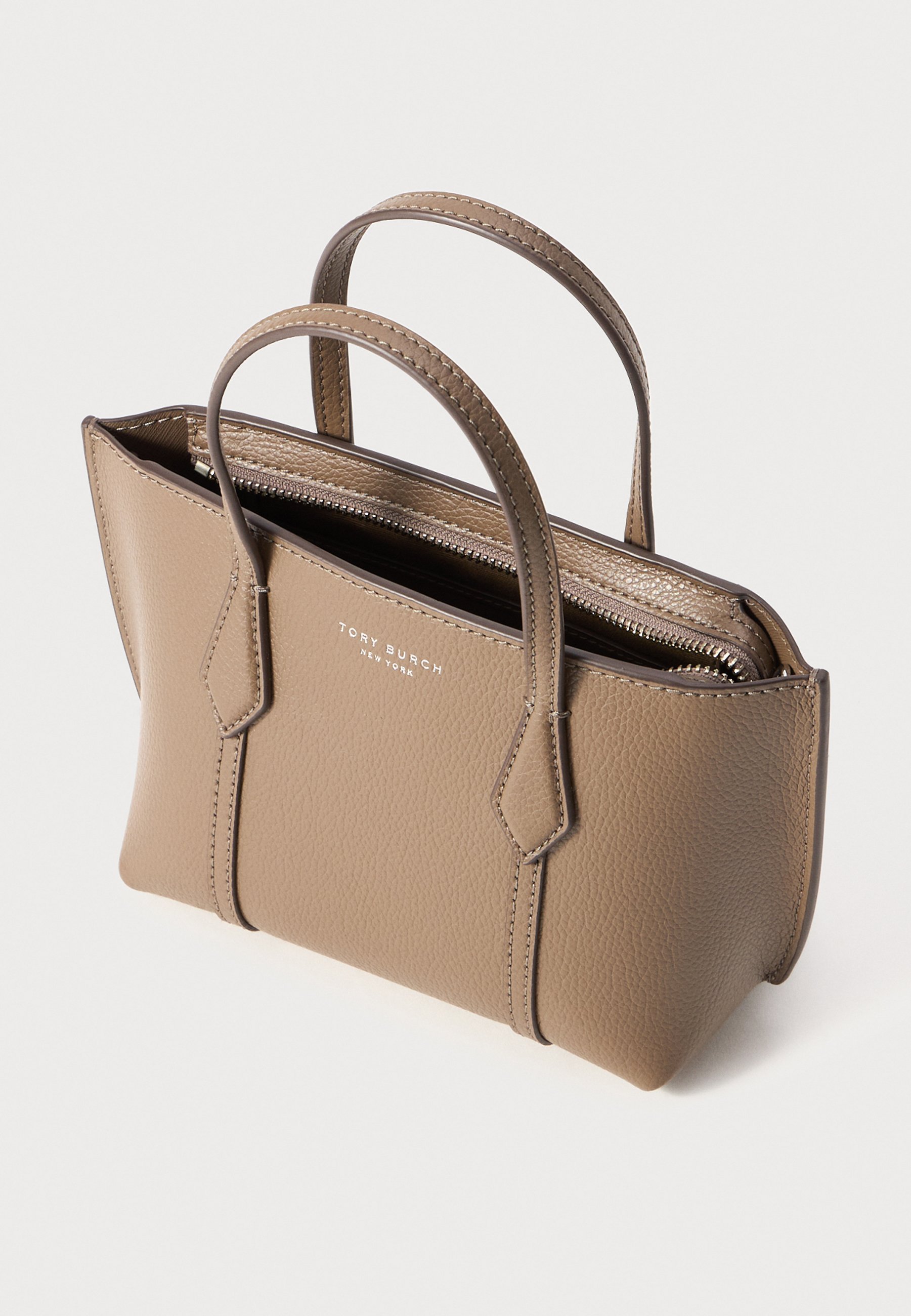 Tory Burch PERRY MINI TOTE - Torebka - grzyb leśny