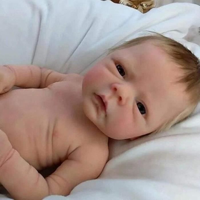 Poupée bébé Reborn - OLALI - 18 pouces - Réaliste - Cadeau parfait pour enfants