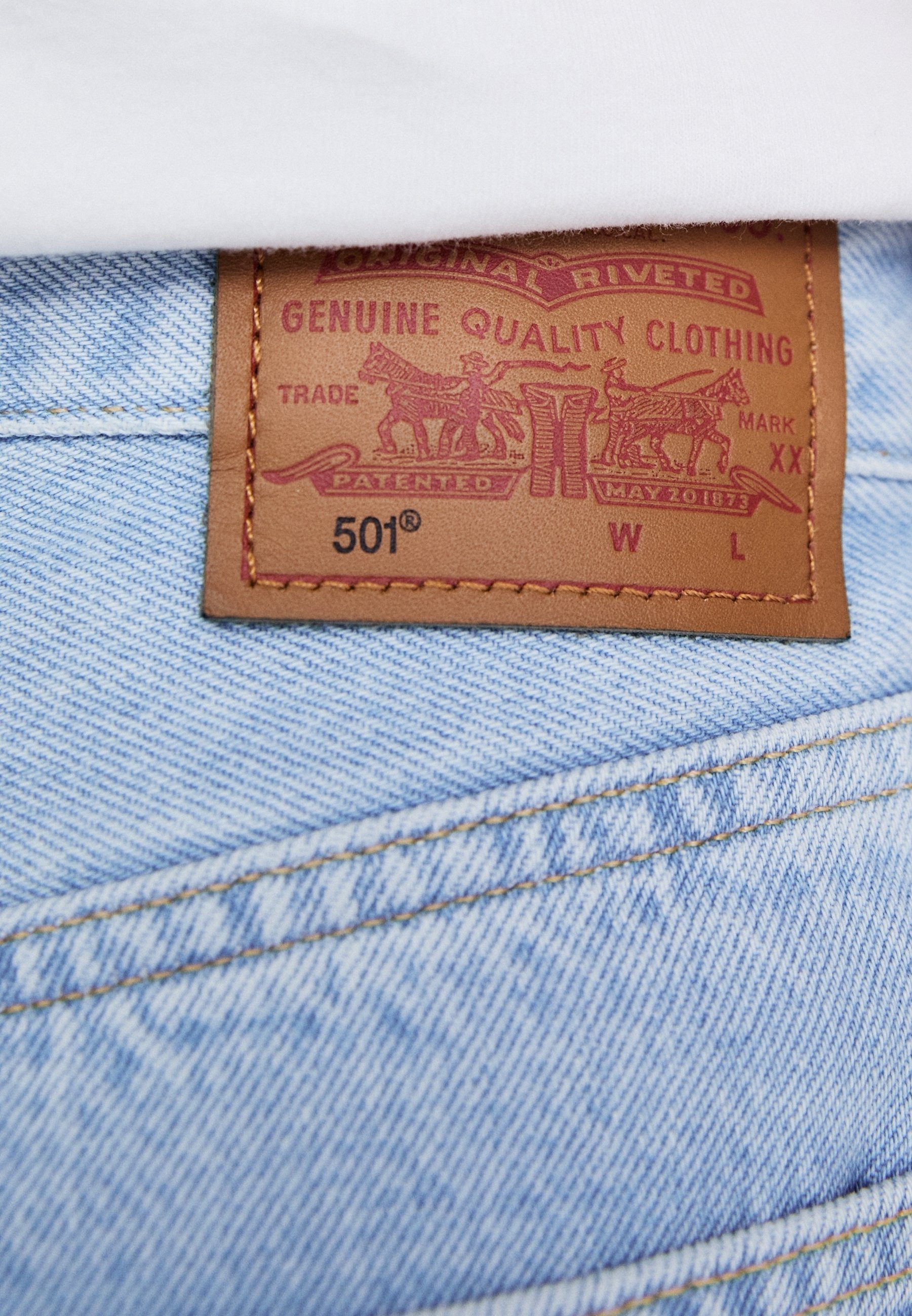 Jeans Levi's® a gamba dritta - denim azzurro