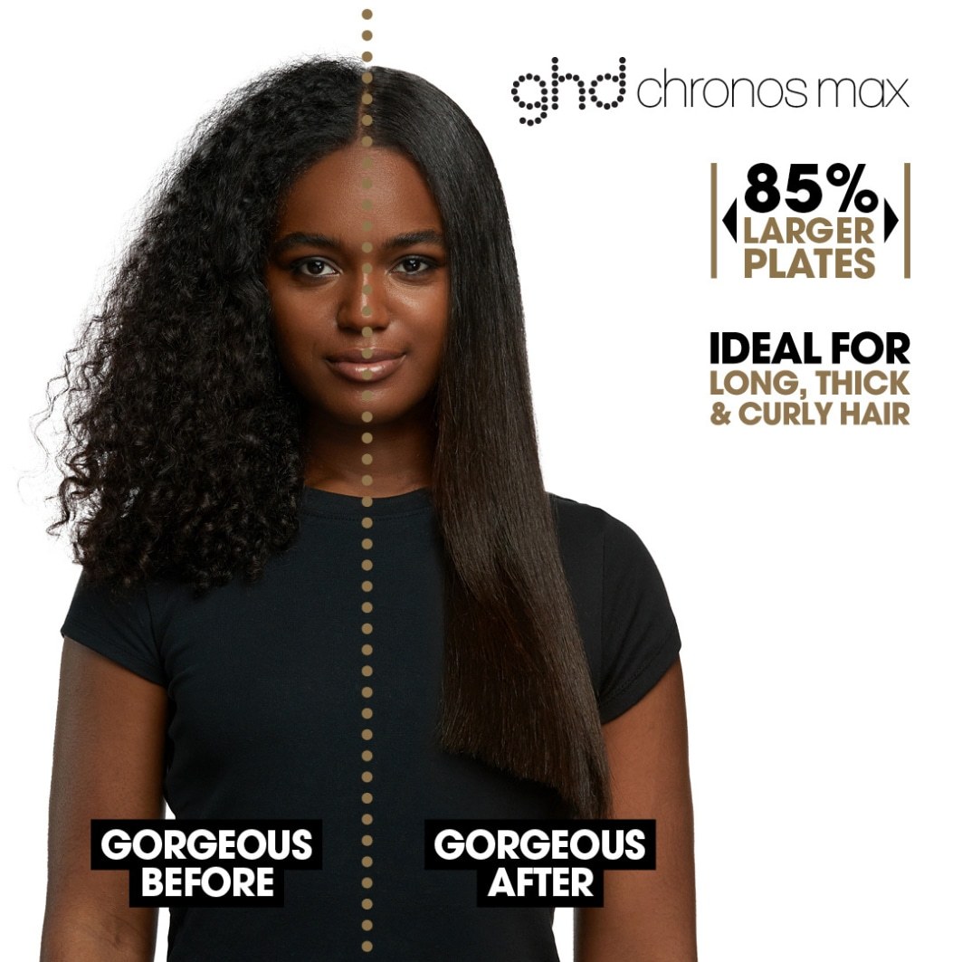„ghd Chronos Max Styler®“ plaukų tiesintuvas, baltas – 1 vnt.