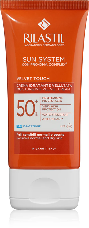 Rilastil Sun System Velvet Touch hydraterende beschermende crème SPF 50+