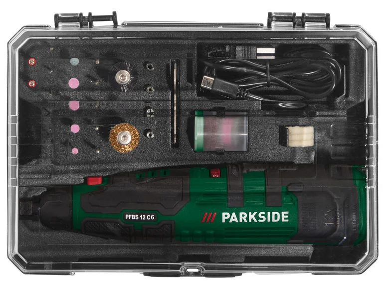 PARKSIDE® Presisjonssliper/bormaskin PFBS 12 C6, 12V
