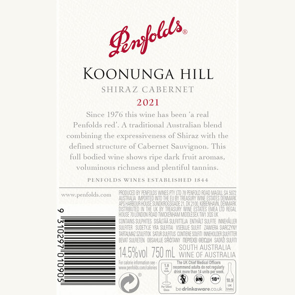 Koonunga Hill Shiraz/Cabernet, 6 φιάλες των 0,75L έκαστη