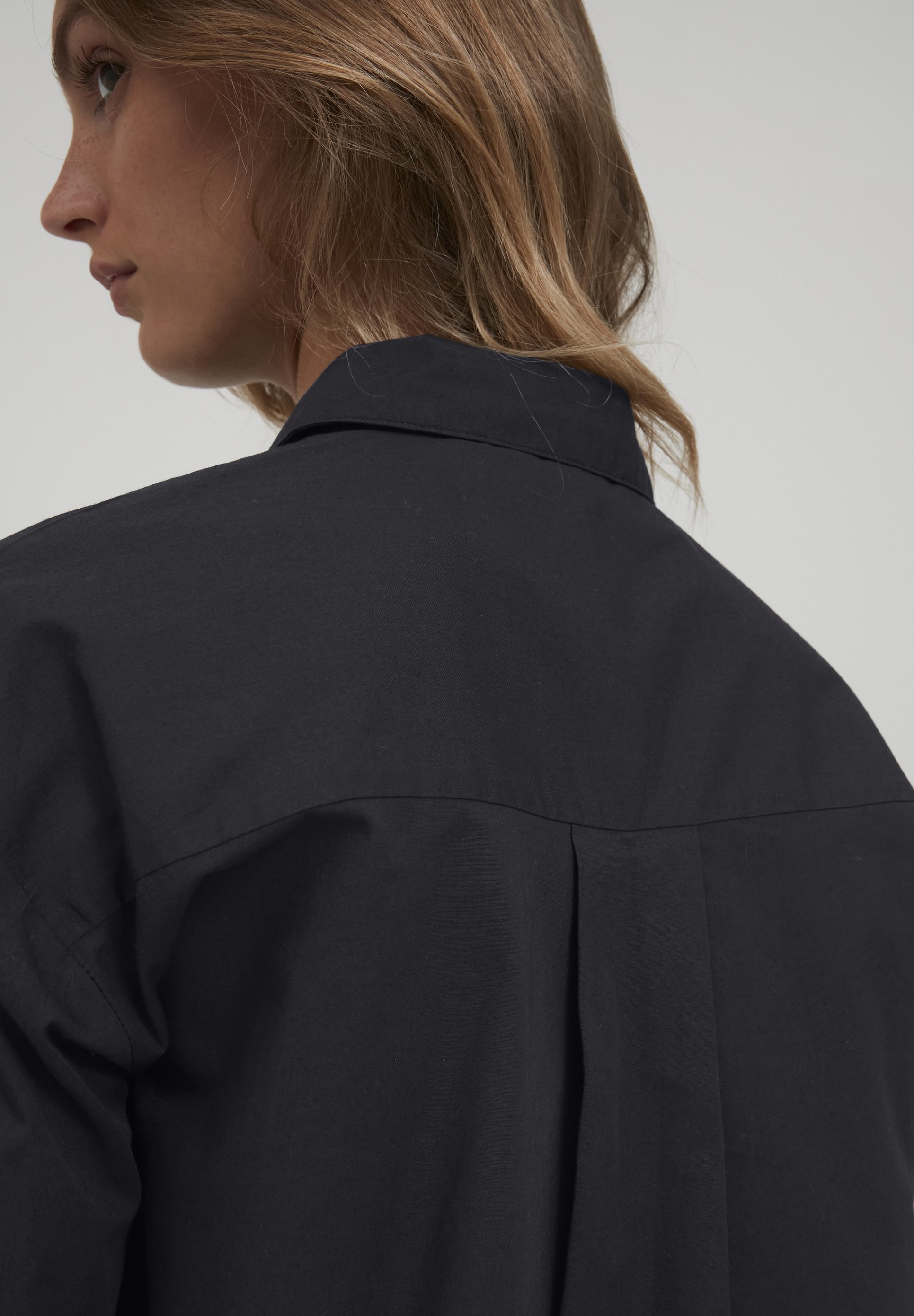 b.young BYGamze - Blúzka na gombíky - čierna