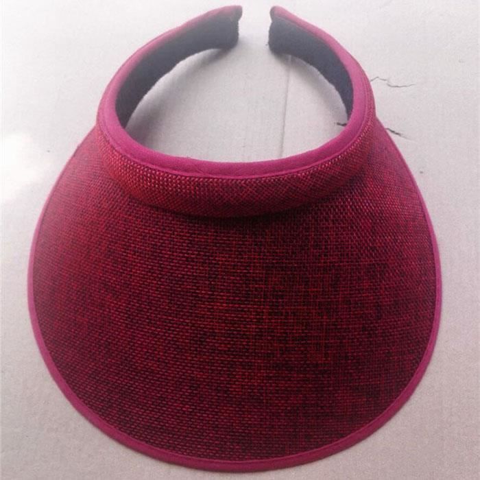 Gorra FUNMOON para niño - Parasol de exterior, paja, playa, informal, deportiva - Roja