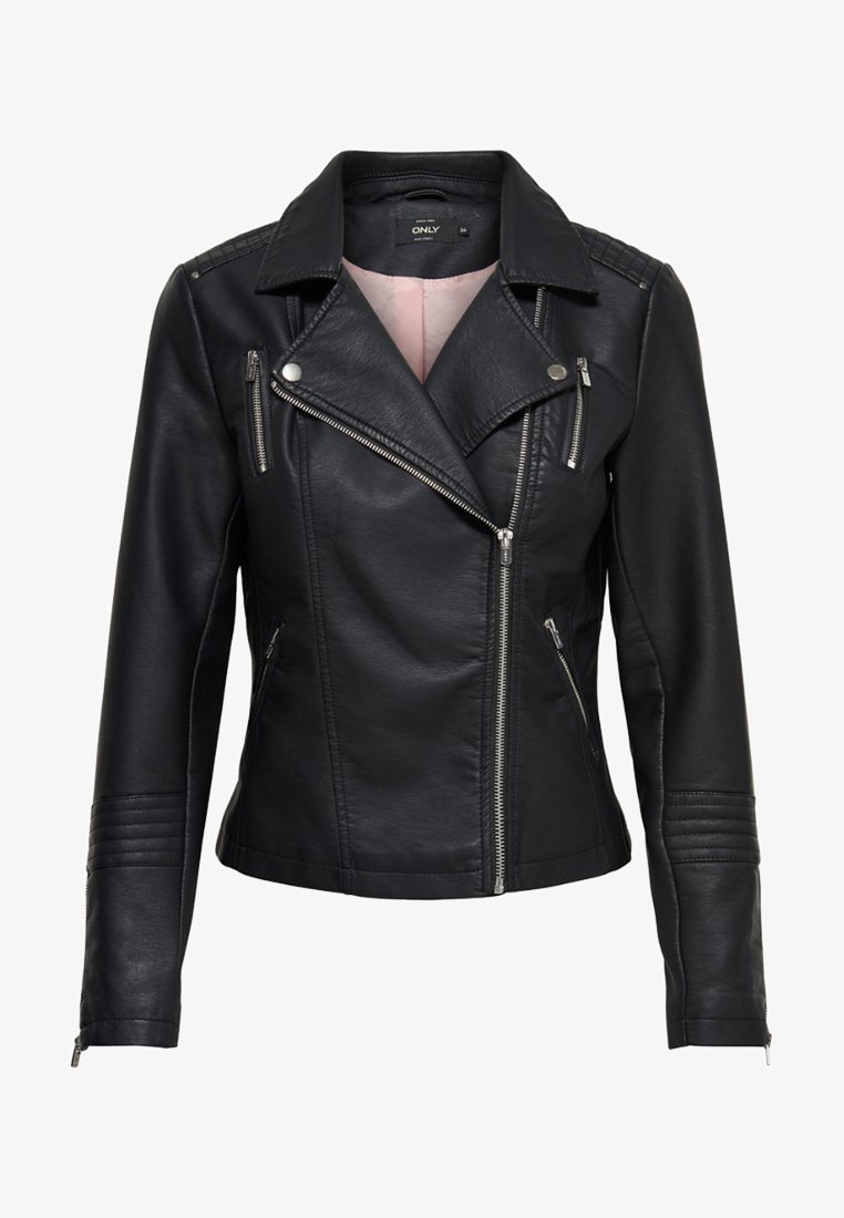 BOUTIQUE ONLGEMMA MOKER - Veste en similicuir - noire