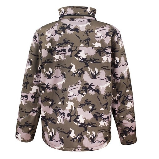  Softshell dzseki kapucnival, terepszínű TX Result Model