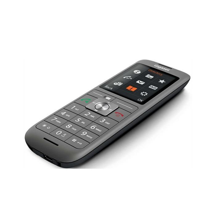 Téléphone Fixe sans fil - GIGASET CL 660 Duo Anthracite - Écran couleur rétroéclairé - Répertoire 400 contacts