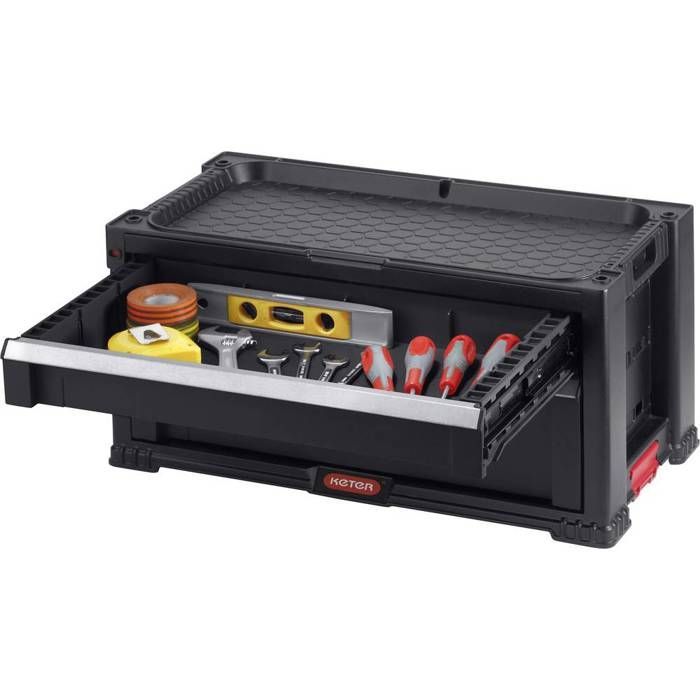 KETER 237790 empty toolbox, black