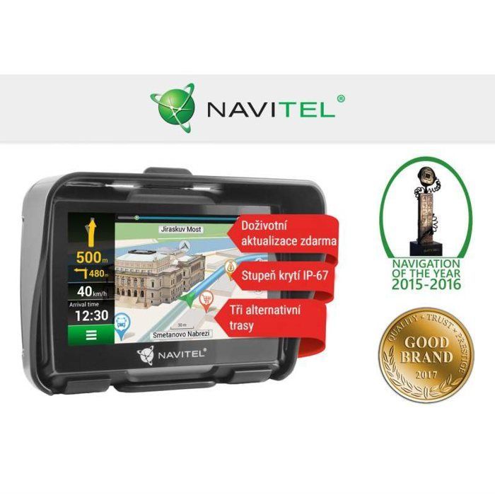 GPS - NAVITEL - G550 MOTO - Schermo da 4,3 pollici - Memoria da 8 GB - Aggiornamenti a vita