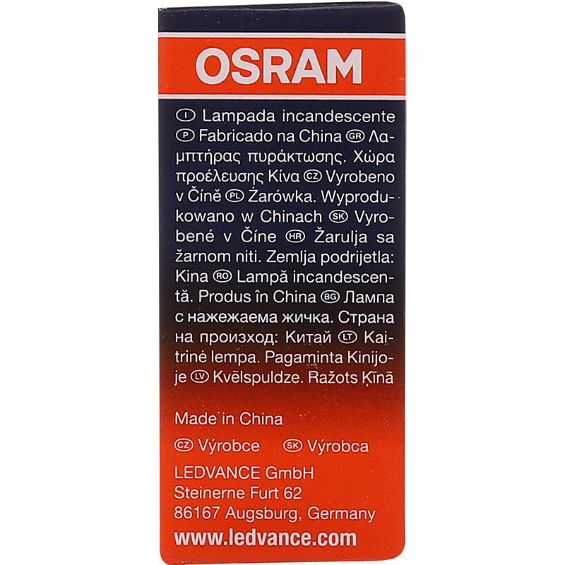 Osram Glødepære mini 2-pakning, 25 W E14 Osram