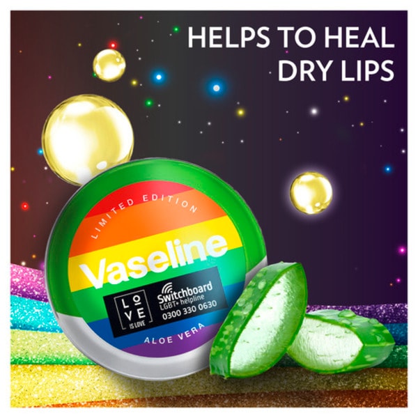 Vaseline Edición Limitada Pride Lata de Labios Aloe Vera 20g