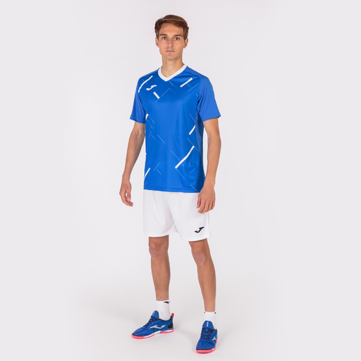Camiseta Manga Corta Joma Tiger Iii Royal Blanco