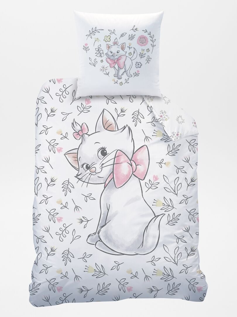 'The Aristocats' beddengoedset - eenpersoons - WIT