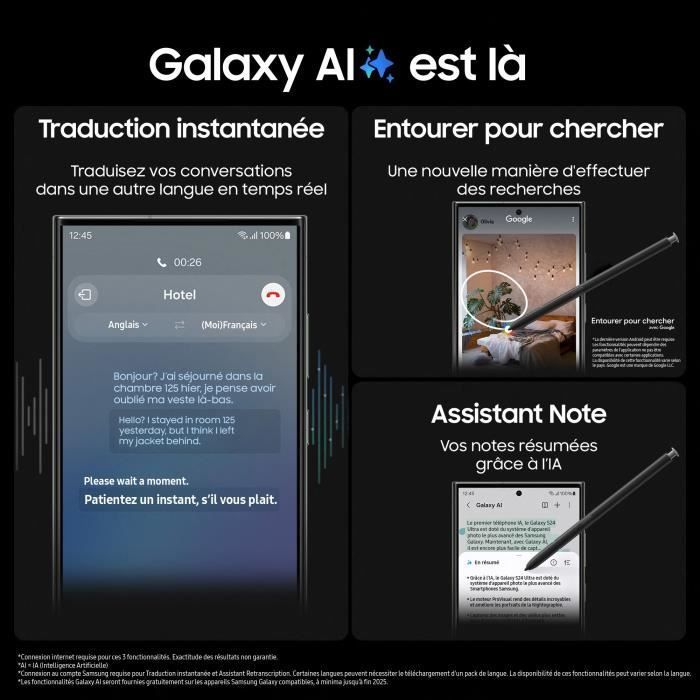 SAMSUNG Galaxy S23 Ultra 256Go Noir