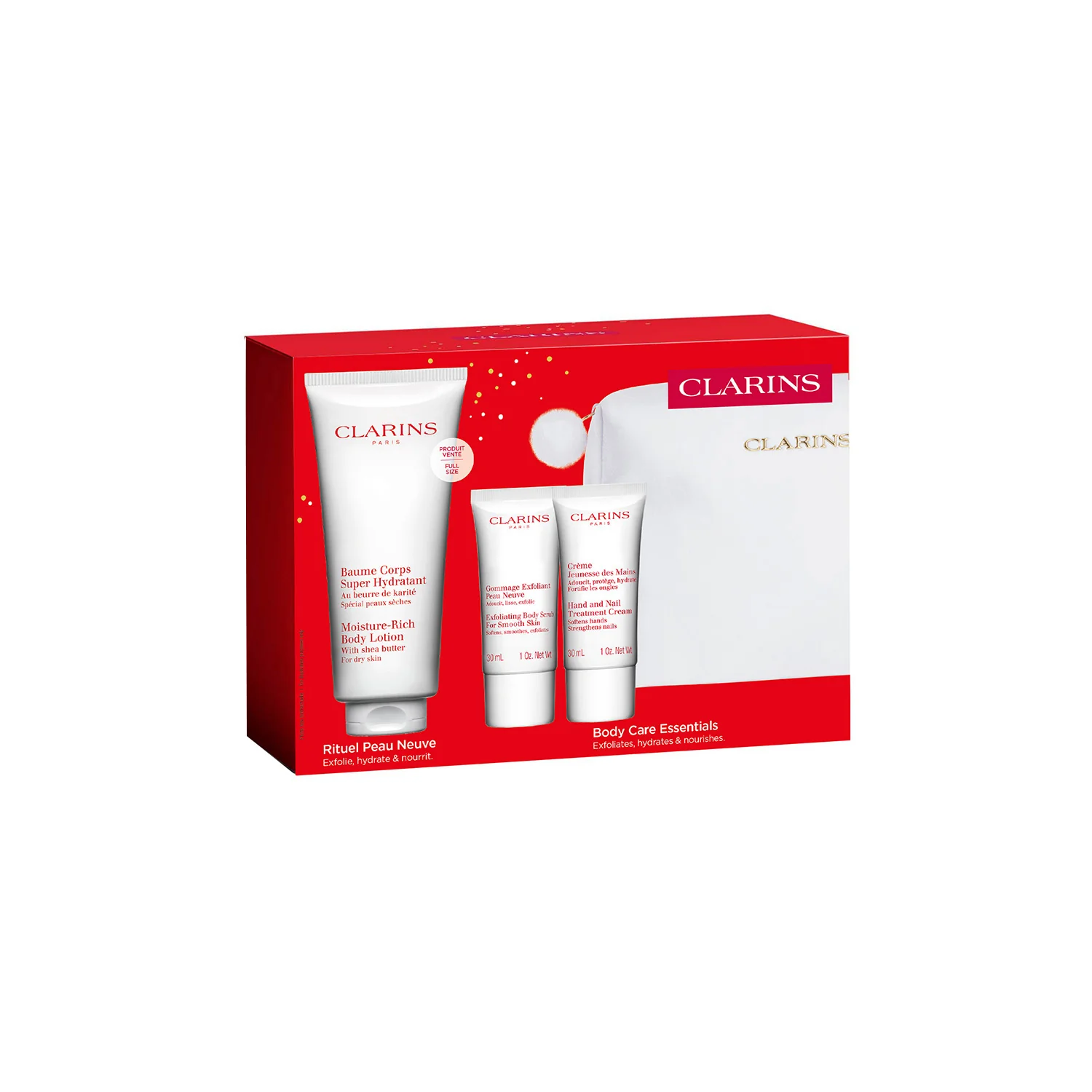 Body Care COFANETTO Rituale Peau Neuve - Cofanetto Corpo, Crema Corpo, Esfoliante, Trattamento Mani