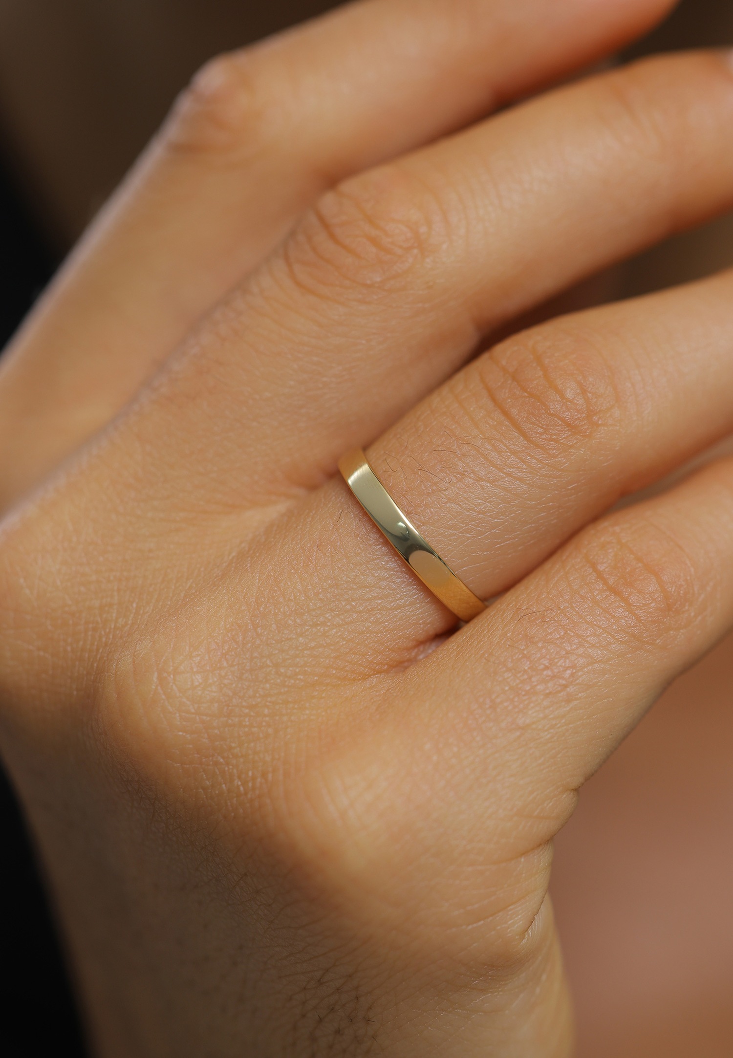 Elli Femmes Fiançailles Simple Élégant en Argent Sterling 925