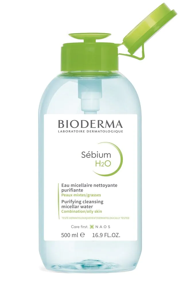 Bioderma Sebium H2O Płyn micelarny do skóry tłustej i mieszanej, 500 ml