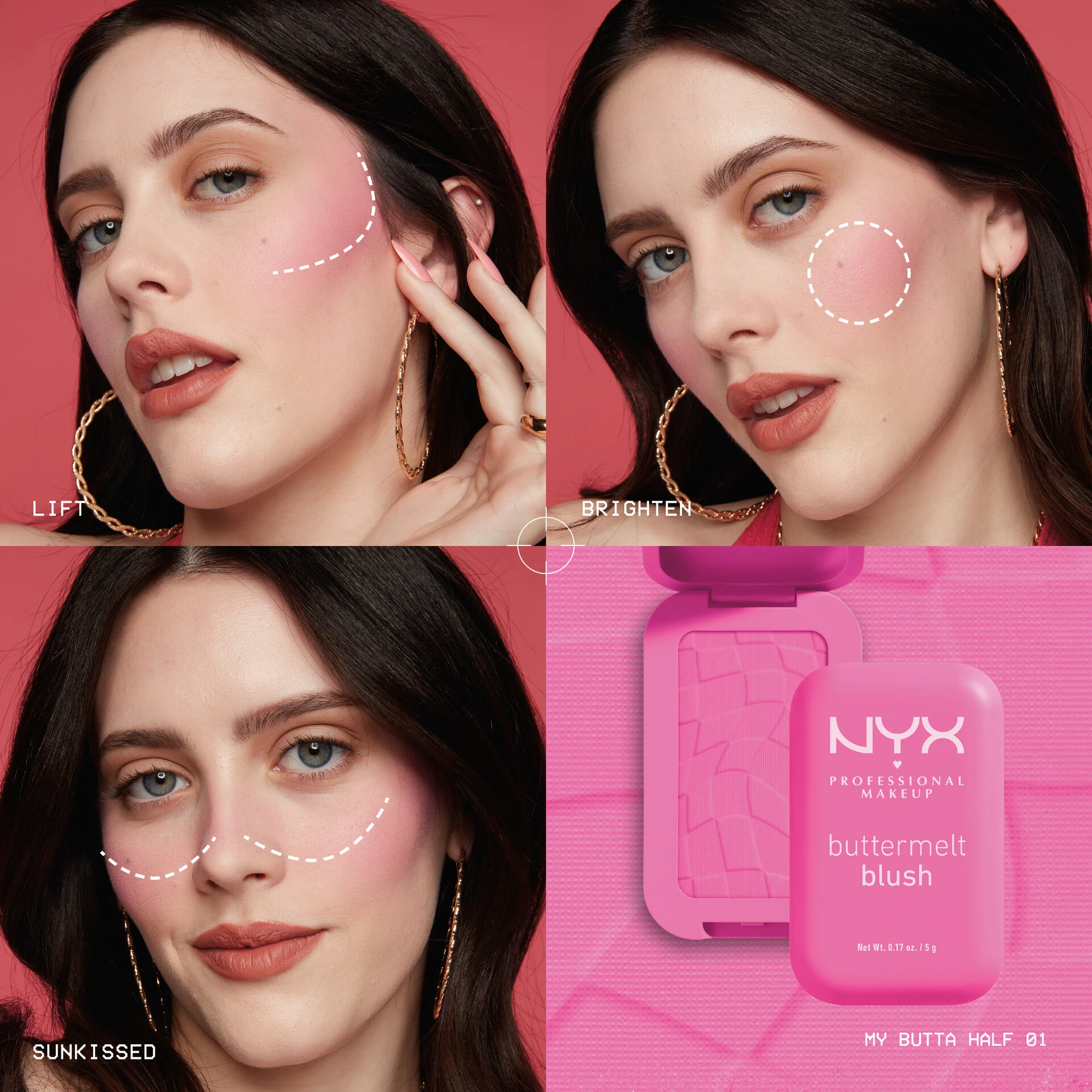 Fard de obraz Buttermelt Butta Together - NYX Professional Makeup