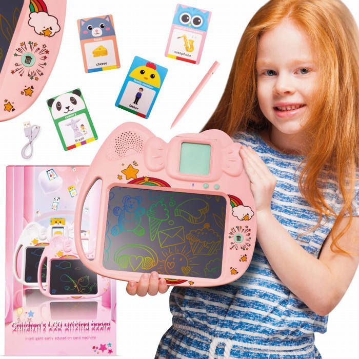 sun baby - Tablette de dessin pour enfants et d’apprentissage de l’anglais Rose – 8
