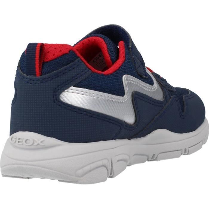 Basket Geox J Torque J267NA Marine - Garçon - Enfant - Bleu - Synthétique - Lacets