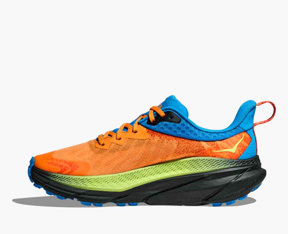 HOKA Challenger 7 GORE-TEX Zwart/Solar Flare