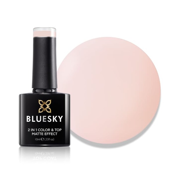 Matný a vrchní gel Bluesky 2 v 1 - růžová tvářenka