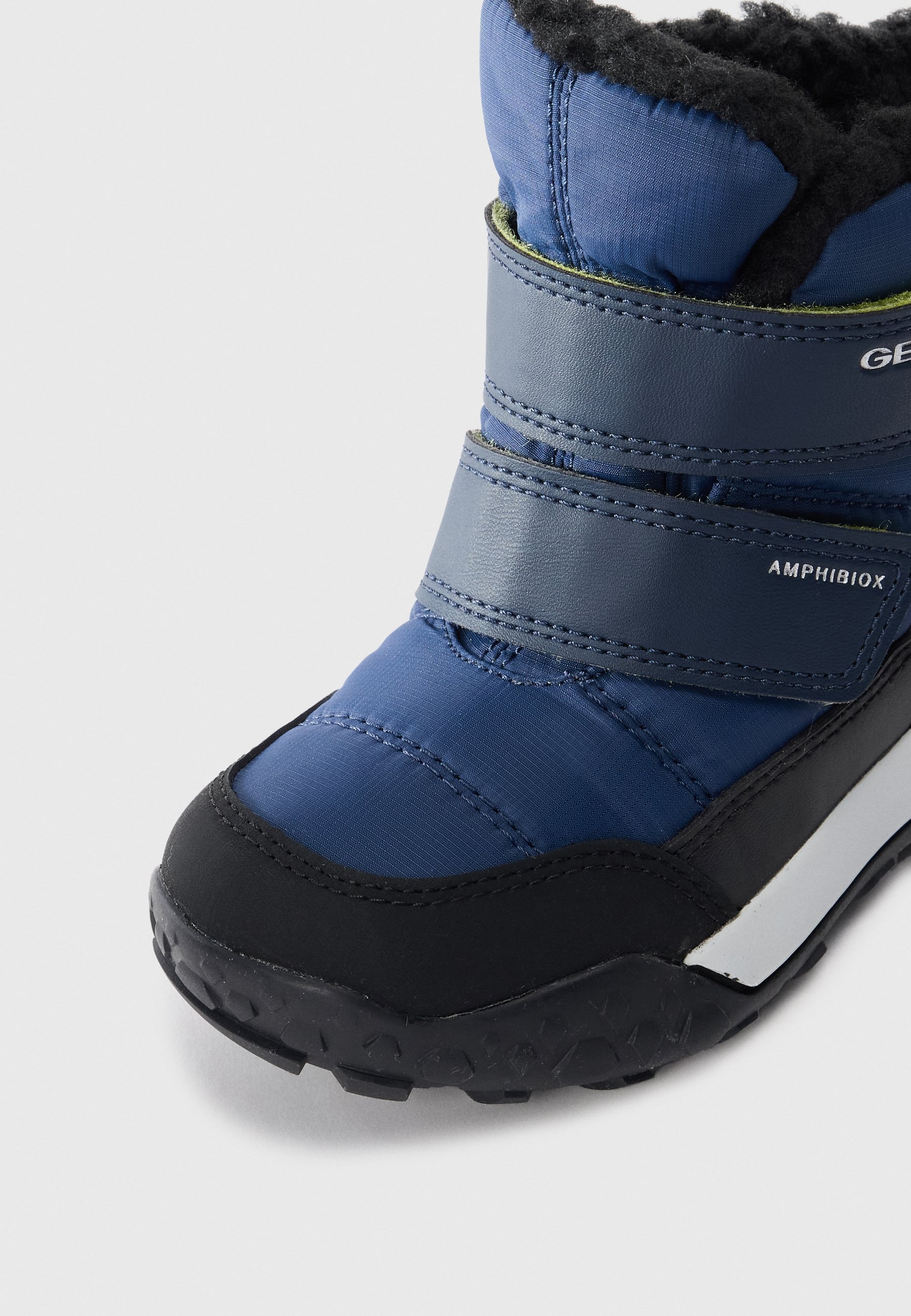 Geox TREKKYUP - Scarpine per neonati - blu navy/verde lime