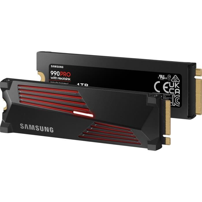 SSD interno SAMSUNG 990 PRO con dissipatore di calore da 1 TB MZ-V9P1T0GW