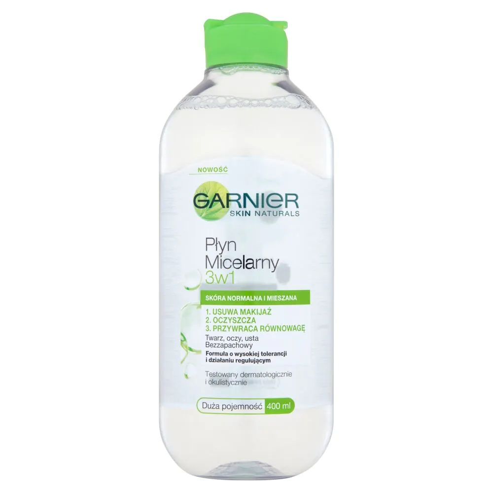 Garnier Skin Naturals Płyn micelarny 3w1, skóra normalna i mieszana